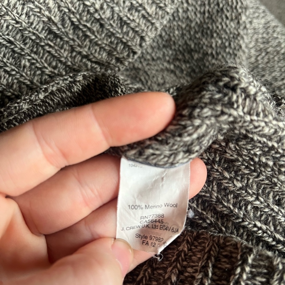 Wallace shawl cardigan merino wool - Picture 6 of 7